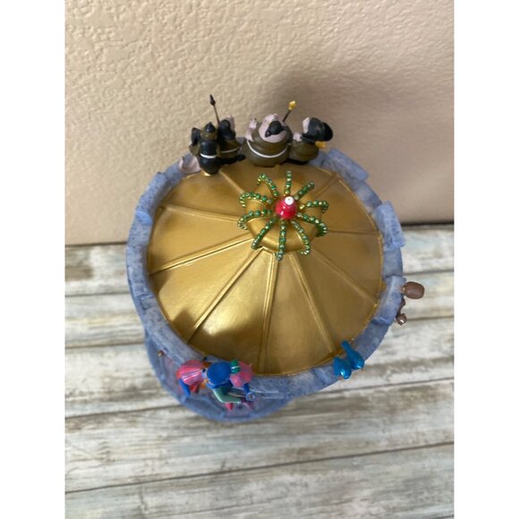 Disney Sleeping Beauty Aurora Hourglass Snowglobe Music Lighted Box w/FLAWS - Picture 16 of 16